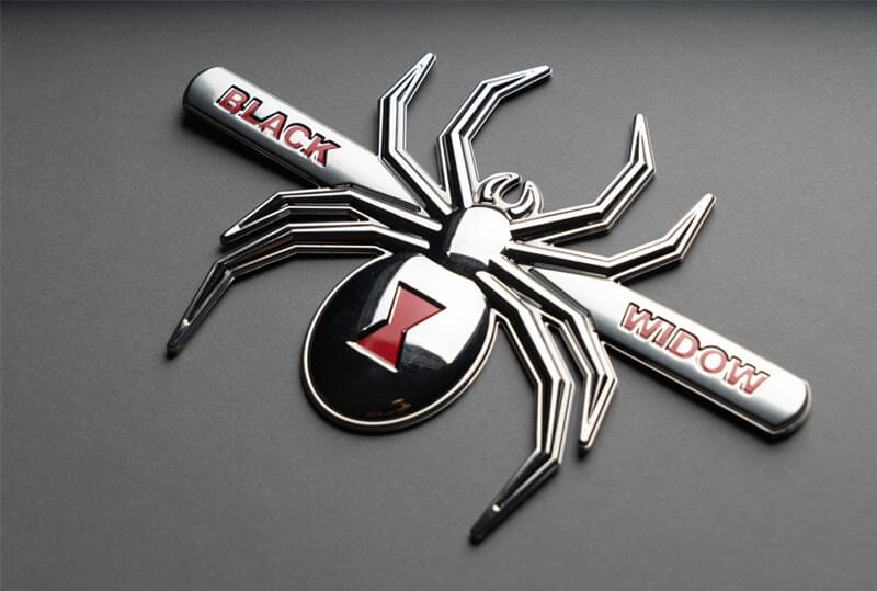 3D emblem Black Widow
