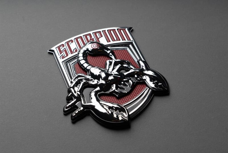 Chromax scorpion emblem